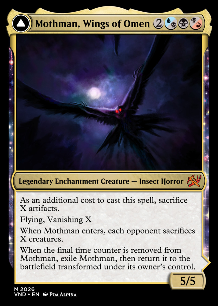 Mothman, Wings of Omen